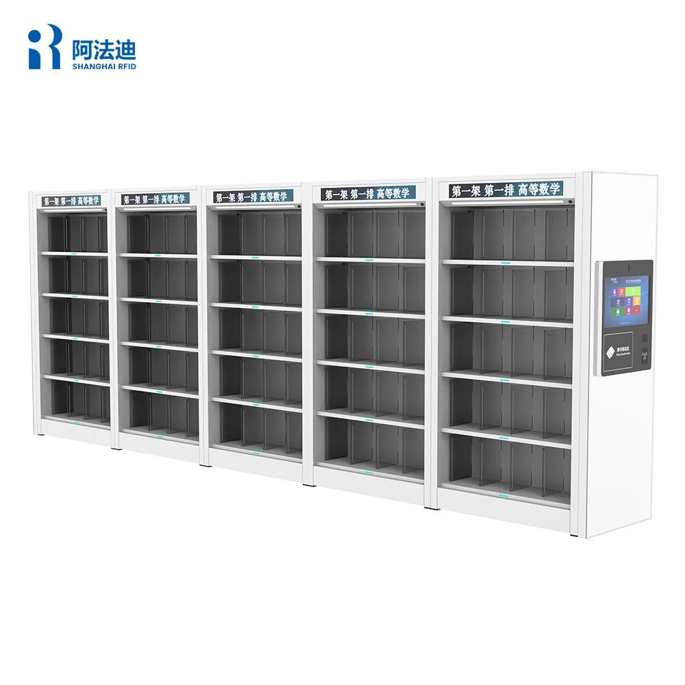 UHF RFID Metal Modern Intelligent Library Book Shelving