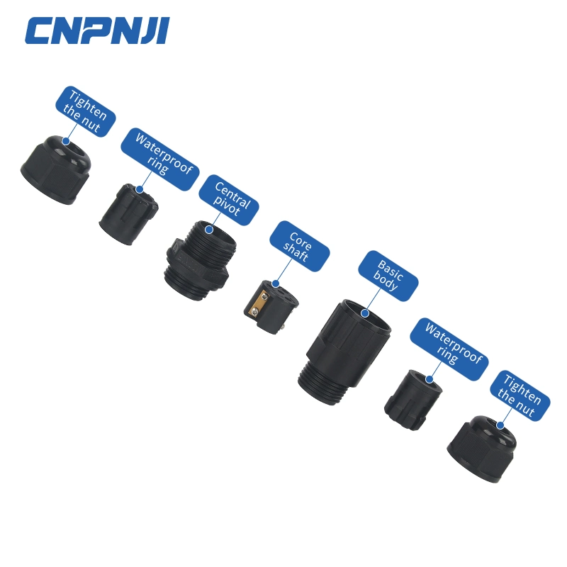 Weatherproof EPDM Rubber Sealing Insert PA66 Two Side Nylon Cable Gland Connectors Electrical Accessories IP68