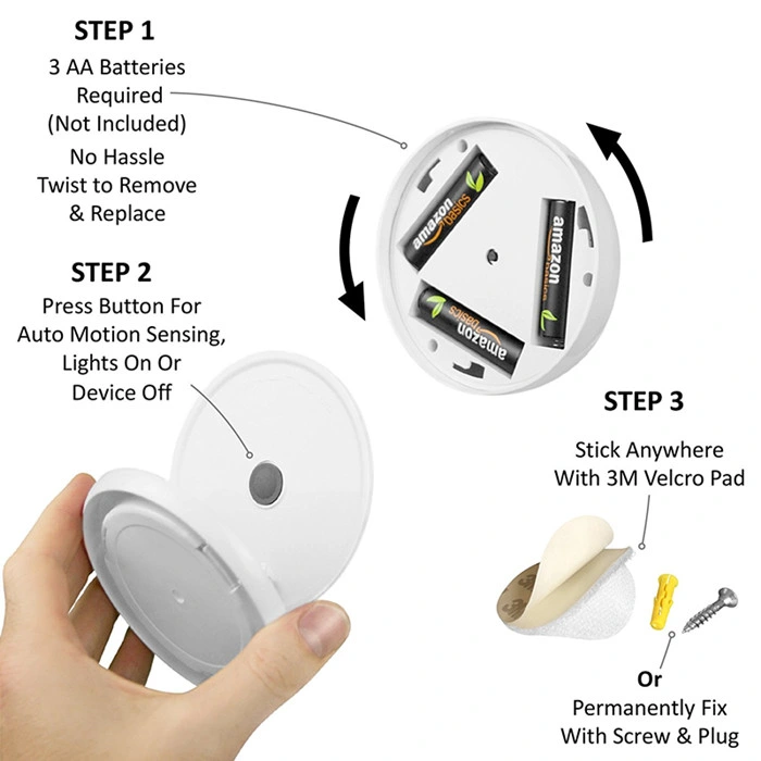 Goldmore11 Amazon iluminación ajustable el sentido de la luz del sensor de movimiento