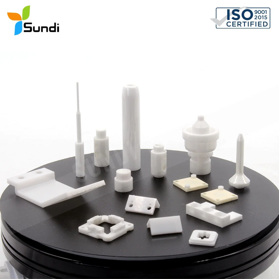 Manufacturer Precision Mirro-Polished Zirconia Oxide Silicone Nitride Aluminum Ceramic Products for Semiconductor