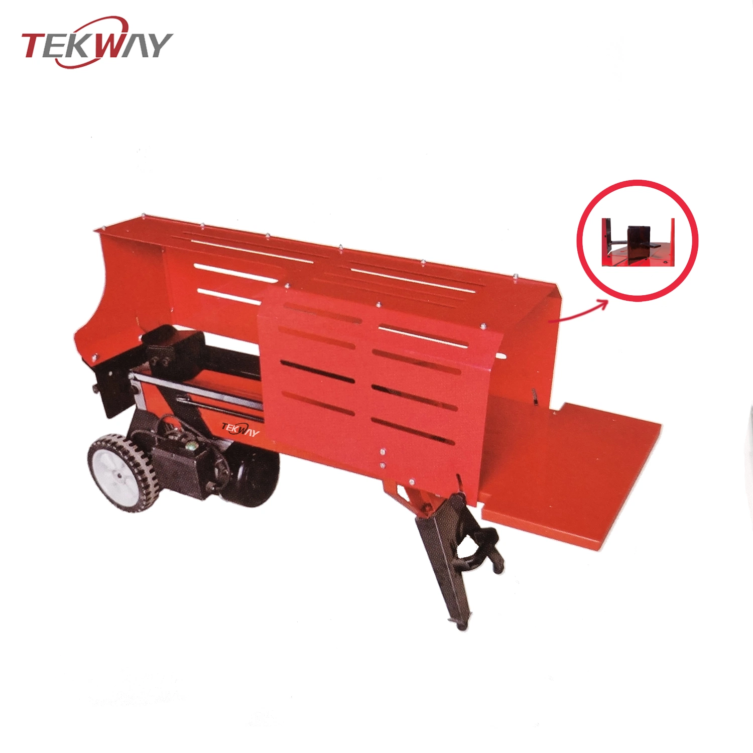 Electric Log Splitter 4ton Low Leg with 1500W Power Hydraulic Splitting Firewood