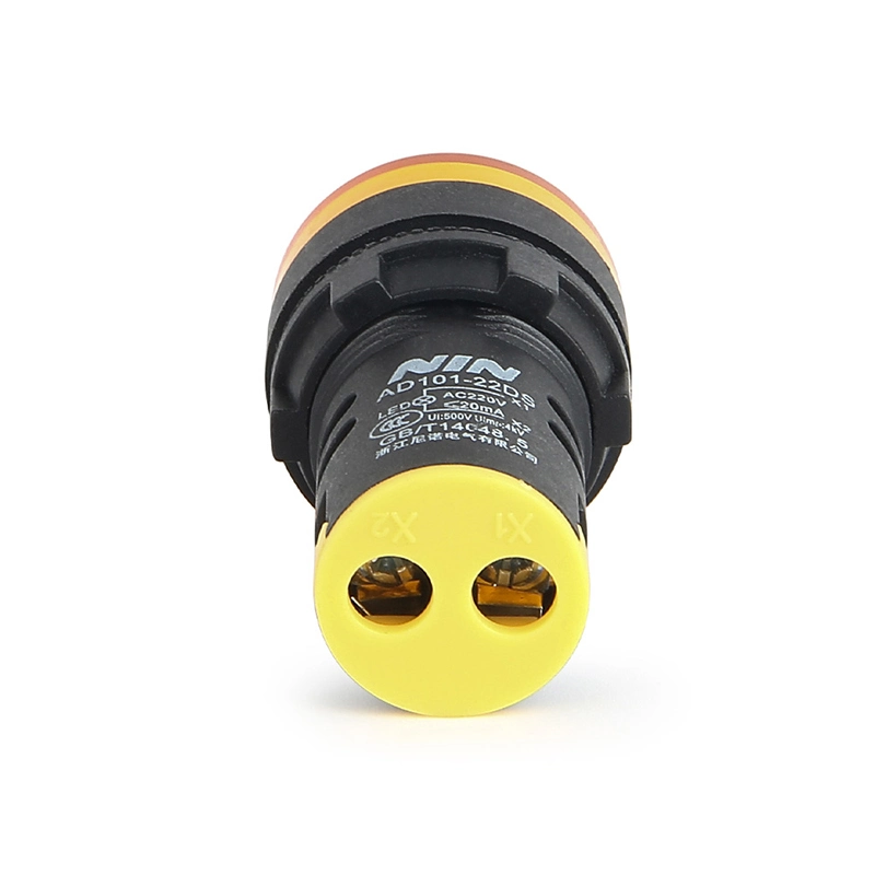 Cuerpo negro 22mm16-22AD DS Industrial Mini LED Lámpara de señal