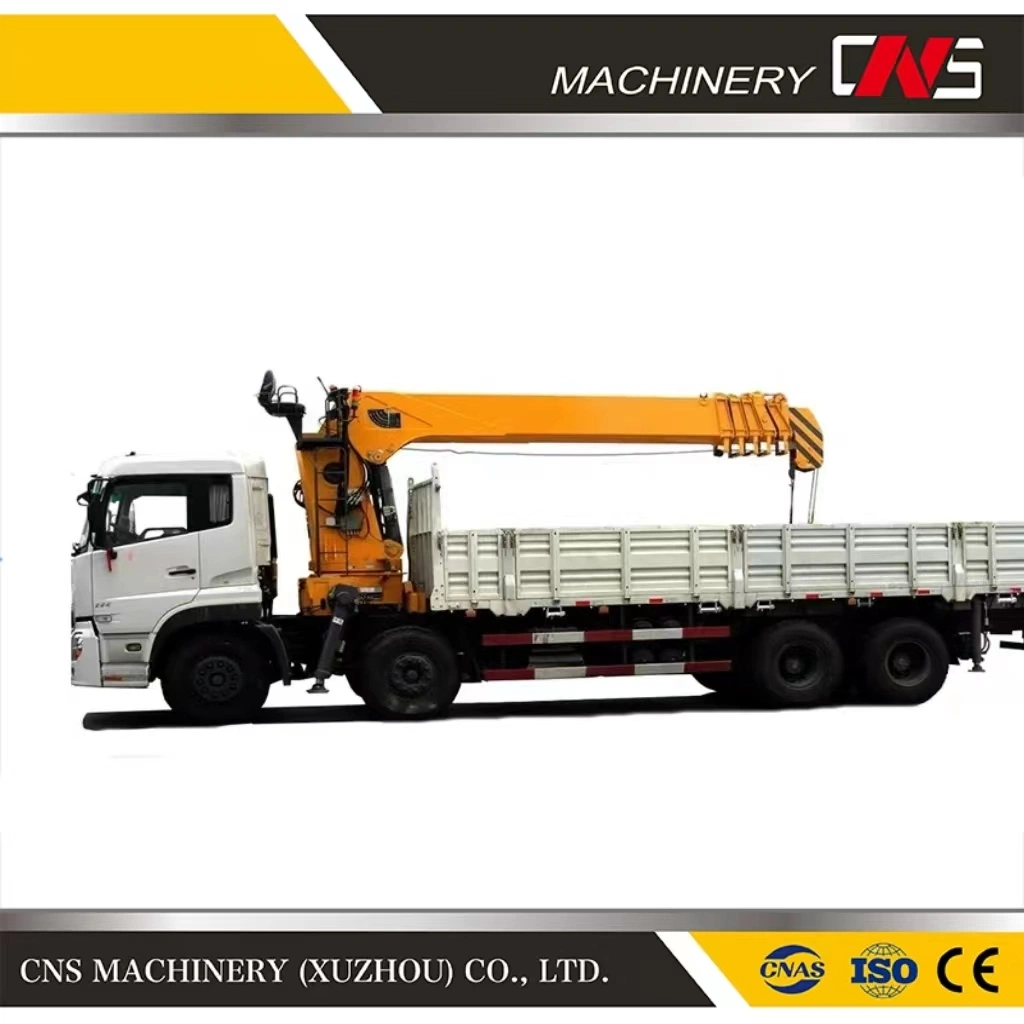 Fábrica de Marca China Venta CNS Lorry Crane 16 Ton Hydraulic Grúa montada en camión de pluma Precio barato para la venta