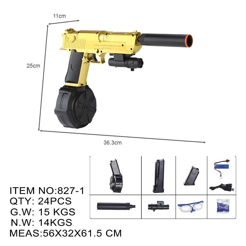 Desert Eagle Pistol Splatter Gel Water Shooting Capsule Gun Ball Machine