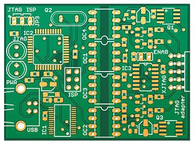 Conjunto de la PCB de la capa de 6 de 3 oz de interconexión de alta densidad de circuito impreso PCB multicapa HDI.