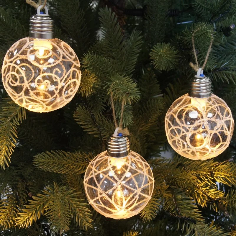 New Design Electric Glass Home Ornament Christmas Tree Decoration Ball