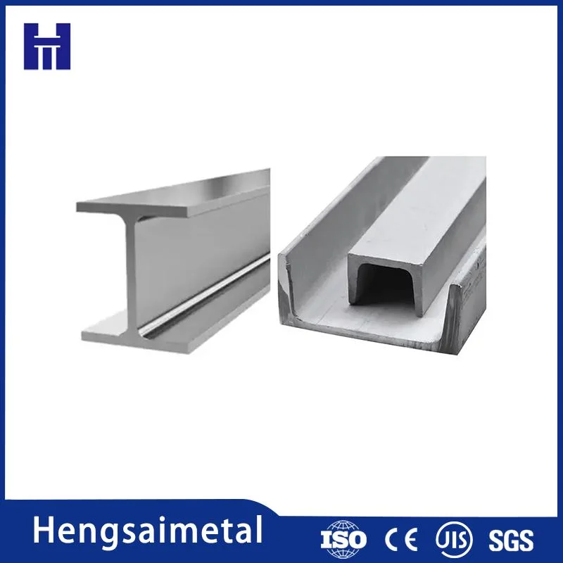 AISI ASTM DIN GB SUS 201 202 304 304L 321 316 316L 430 2205 2507 Stainless Steel Channel I H Beam for Construction