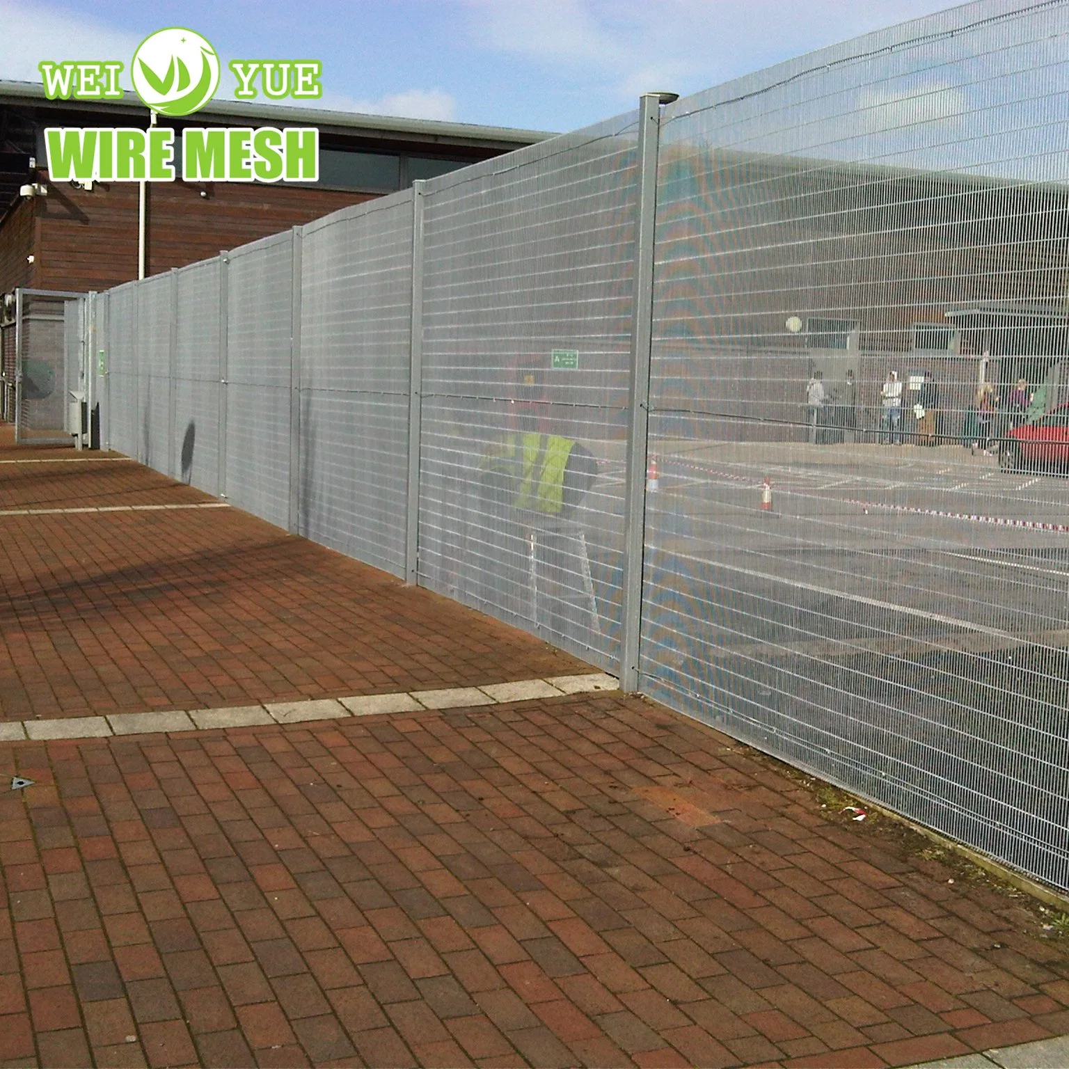 Galvanized Clear View Anti Theft Anti Cut Fence 358 Anti Climb High Security Welded Wire Mesh Fence Panels