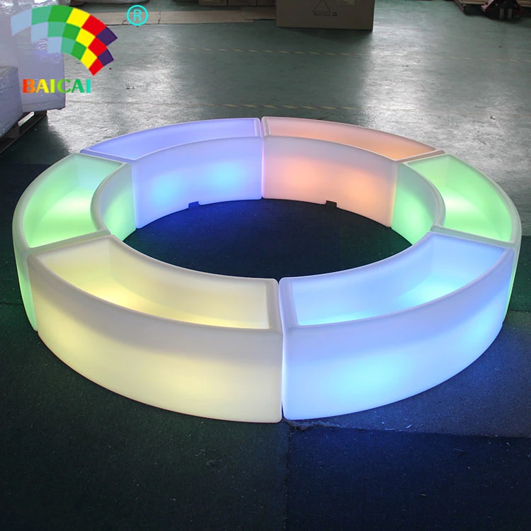 Glowing Luxurious Outdoor LED Illuminated Furniture