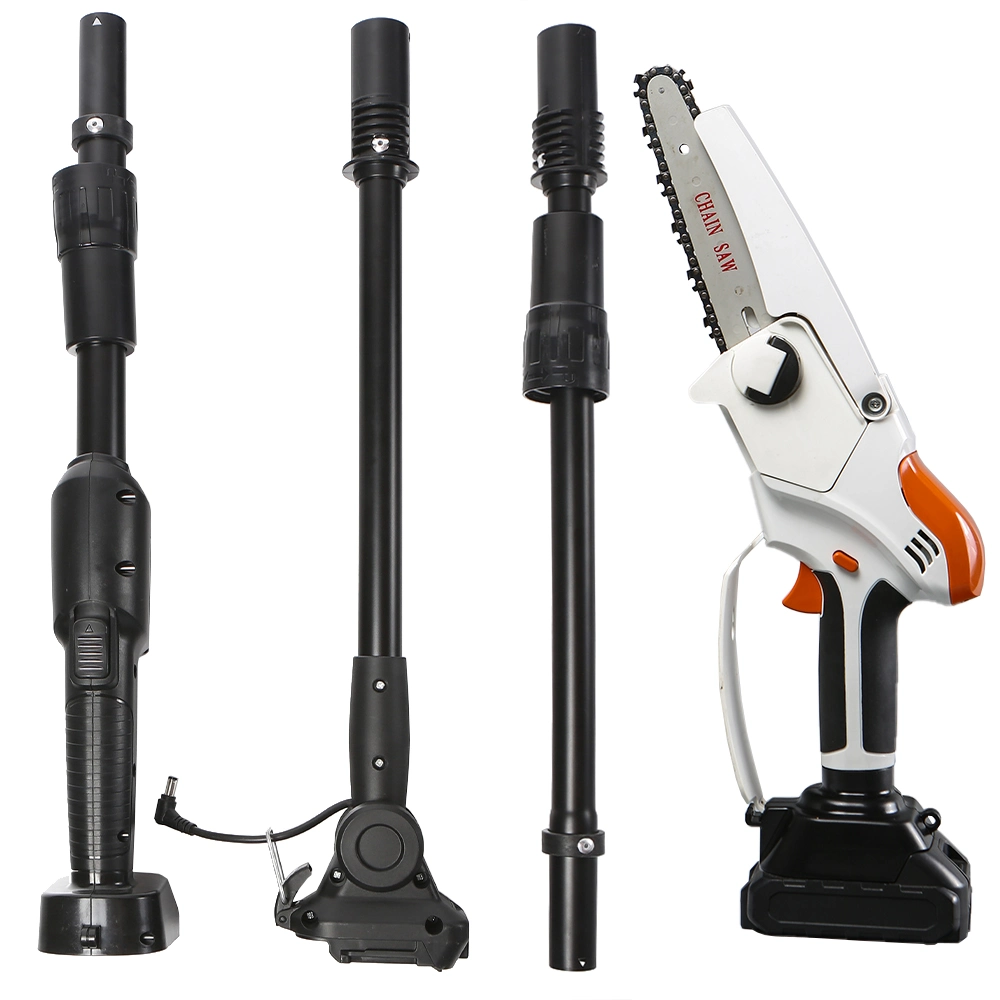 Battery Handheld Pruner Garden Tools with Optional Rod