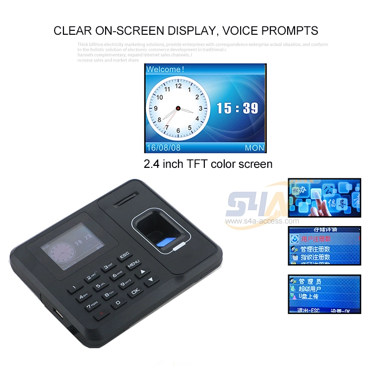 TM1800 Standalone Biometric Fingerprint Scanner Time Recording