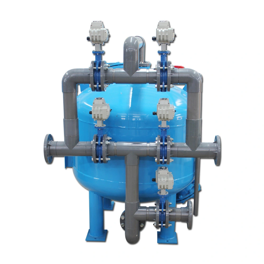 Industrial Circulating Water Manual Control Bypass Sand Filter