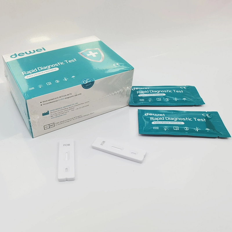 Fecal Occult Blood (FOB) Immunoassay Qualitative Detection Rapid Test