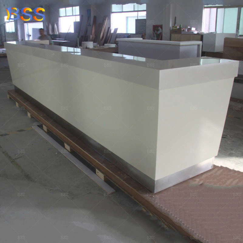 Counter Design for Fast Food Restaurant Customization Artificial Stone Commercial Restaurant Counter Furniture