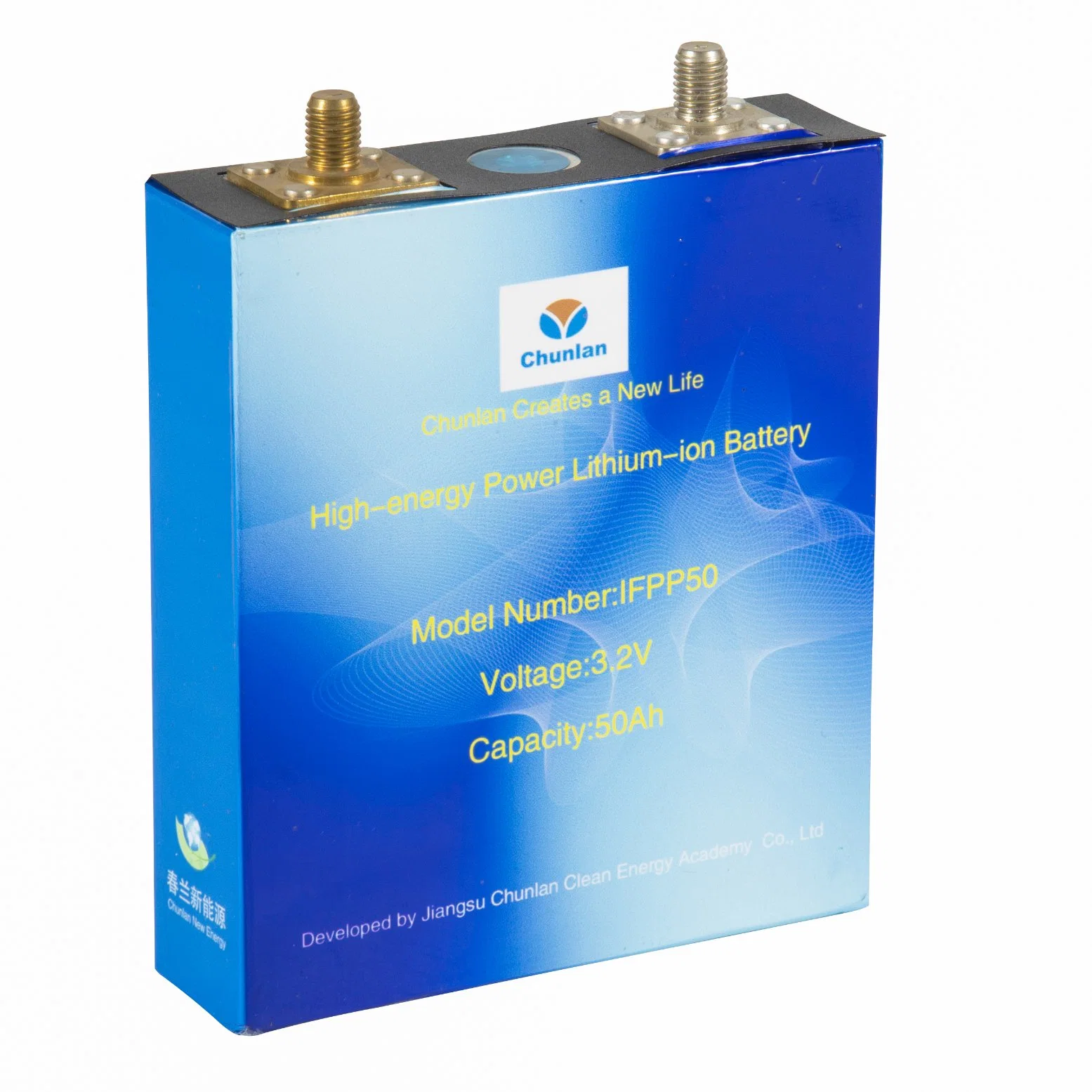 3.2V LiFePO4 50ah batterie Lithium-ion pour la sauvegarde des systèmes de stockage d'énergie solaire de l'alimentation