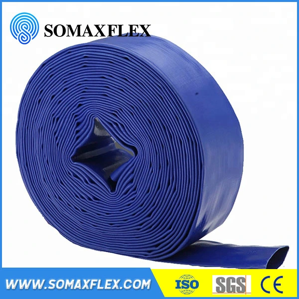 High quality/High cost performance  Lay Flat Water Hose Agriculture Drainage Irrigation PVC Layflat Hose