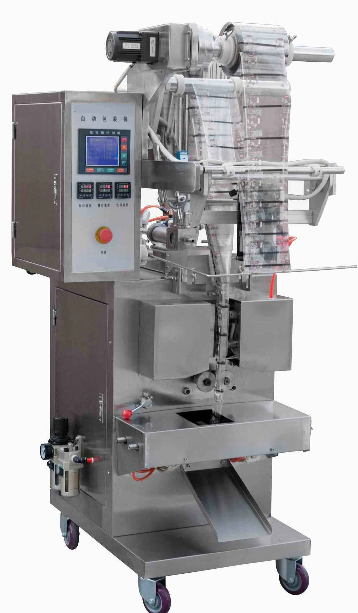 Chilli Sauce Paste Sachet Making Sealing Machinery Pulped Juice Sachet Filling Machine