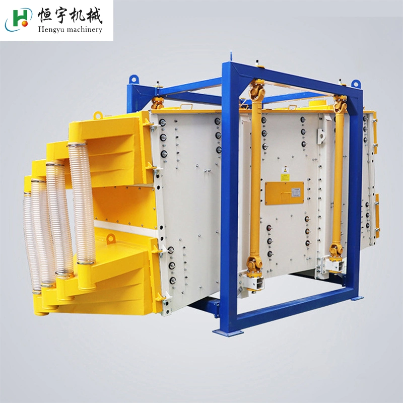 Rectangular Sheet Sand Screening Swing Vibrating Screen Gyratory Sifter