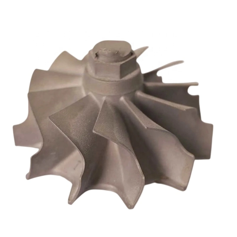 Gießen 5 Achse CNC Turbolader Titanlegierung Nickel-Legierung Kompressor Turbo Turbine Rad Kompressor Impeller Hersteller