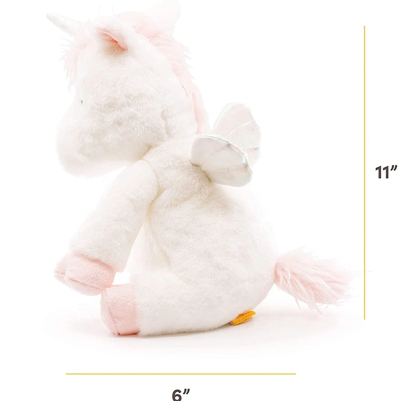 Nouveau design d'usine d'Adorable Winged Unicorn animal en peluche jouet pour enfants pour tous les âges