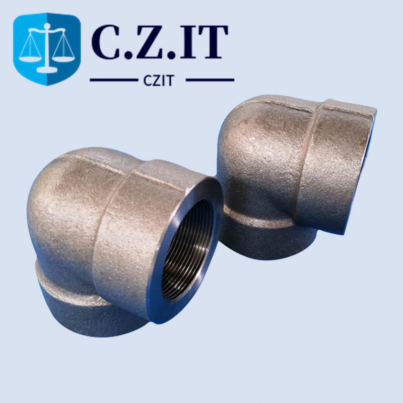 1/2 Inch SS304 BSPT NPT Thread Screw 90 Elbow