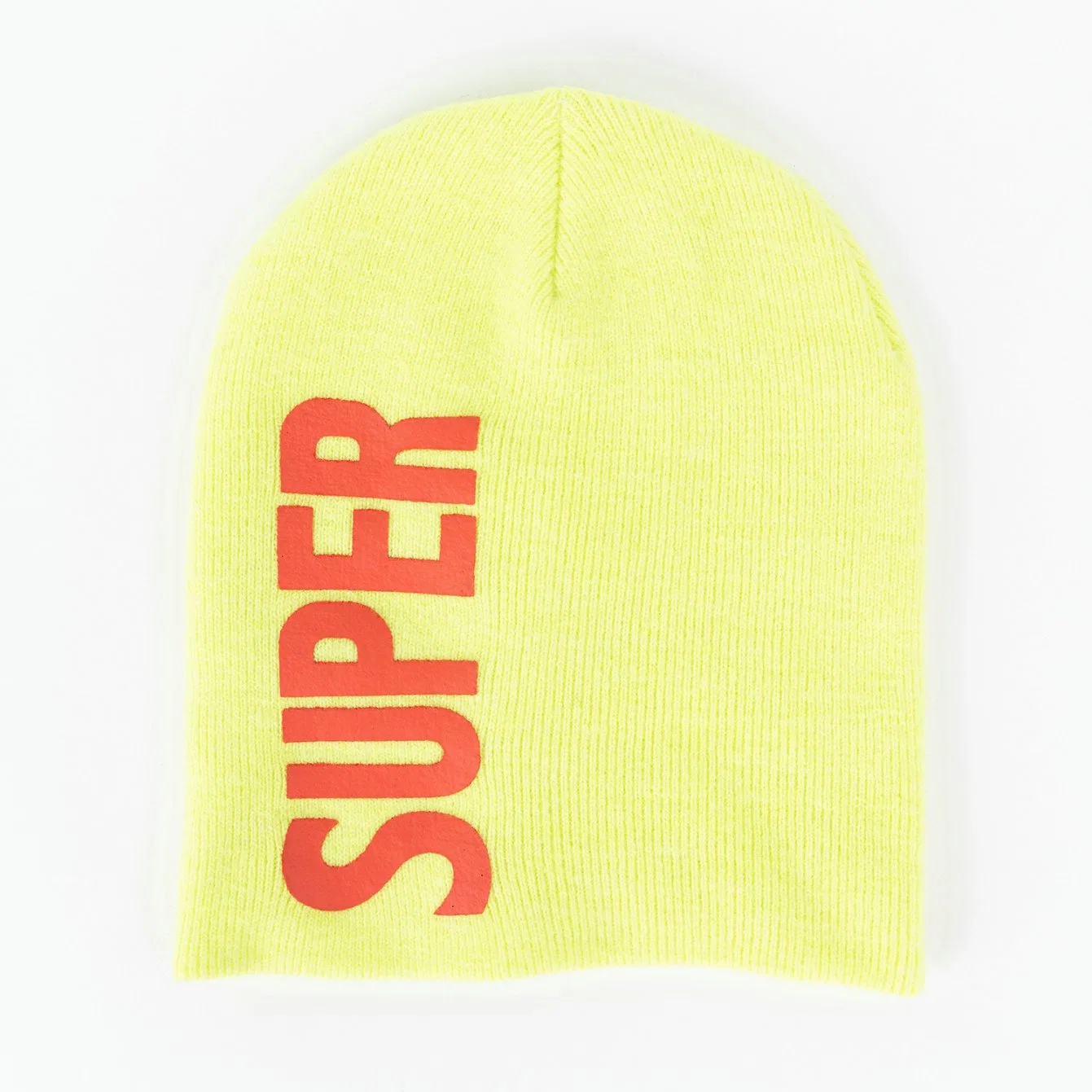 Ropa vestir ropa de cabeza Unisex Lightweight Casual liso liso fino Rib elástico Soft Knit Yellow slogan Baggy Skull Ski Sports One Size Gorro de gorro