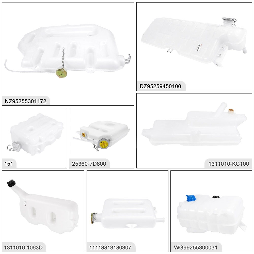 Adecuado para depósito de almacenamiento de refrigerante de piezas de automóvil de camiones pesados Dongfeng Tanque de expansión