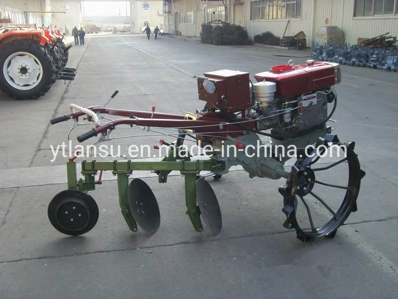 Ferme la prise de force hydraulique de la main de deux roues à marcher derrière les tracteurs avec 2 tonnes de la machine de remorque