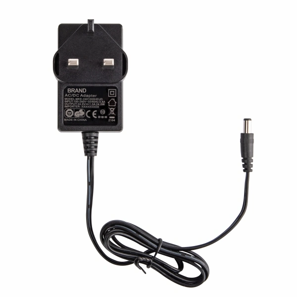 Fiche britannique BS CB certificat échantillons 9V 12V Digital Adaptateur d'alimentation c.a./c.c. pour cadre photo