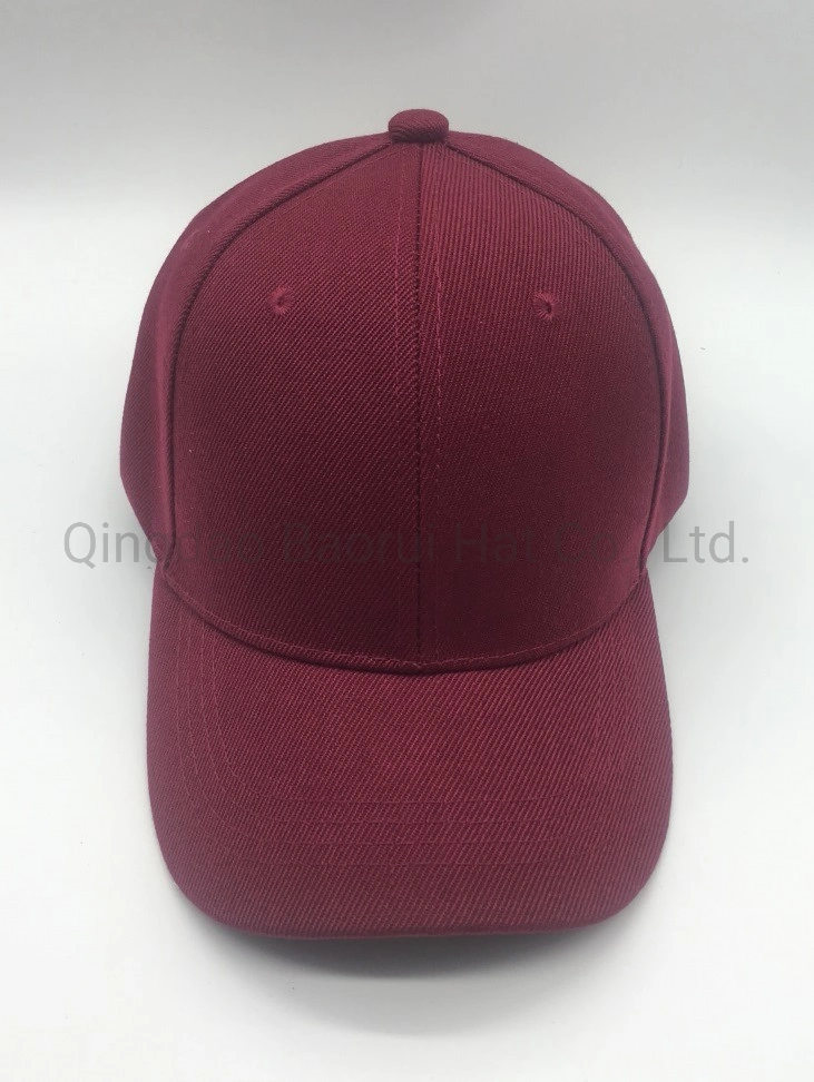 Fashion Color 6 Panel Kids Baseball Blank Caps Sport Hats