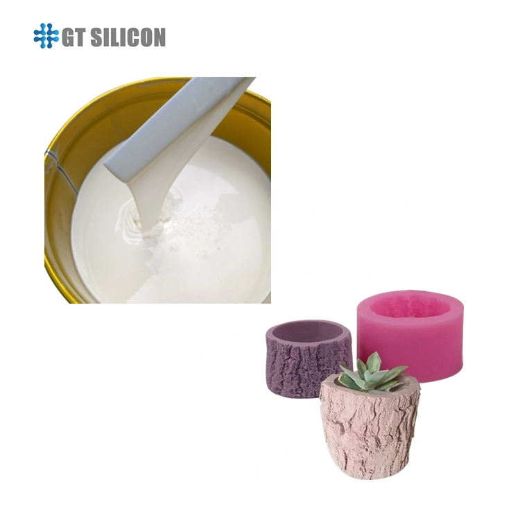 Factory Price RTV2 Liquid Silicon Rubber Tin Cure Silicone Rubber for Making Cement Flower Pots Mold