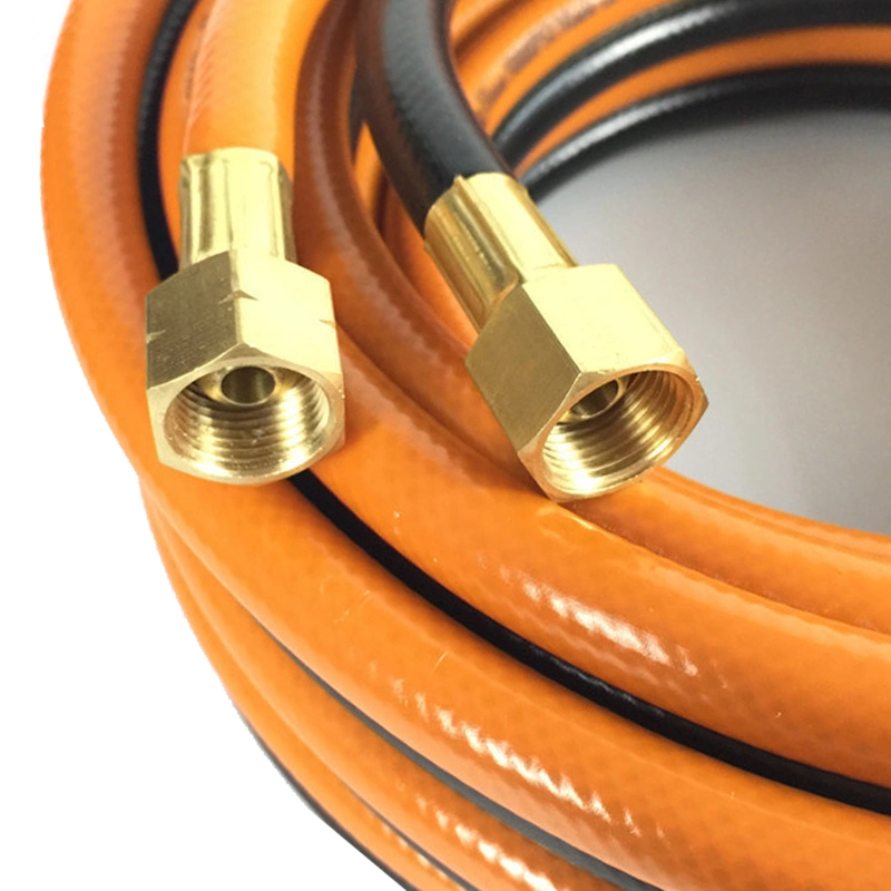 1/2 Inch Oxygen Acetylene Twins Welding Flexible Braided PVC Gas Hose