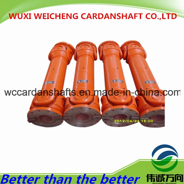 Rubber and Plastic Machinery Designed by Type SWC Cardan Shaft