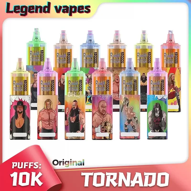 Nueva venida Randm Tornado rociadas con 10K bocanadas de Vape desechables