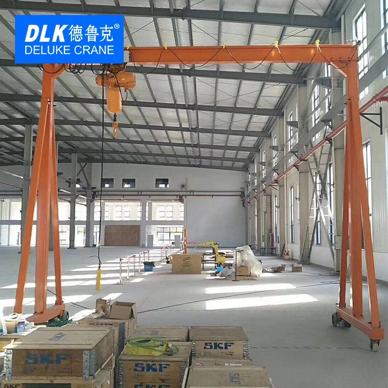 Adjustable Light Duty Portable Single Girder Electric Mobile Gantry Crane Lifting Equipment