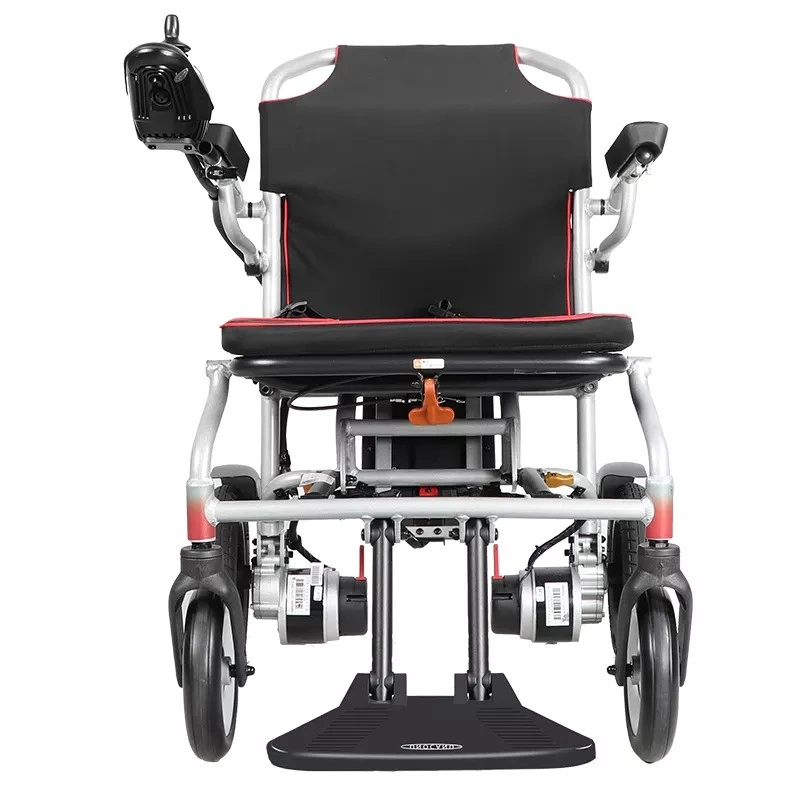 Aluminium Leicht Faltbar Power Wheel Chair Deaktiviert Faltbar Elektro-Rollstuhl