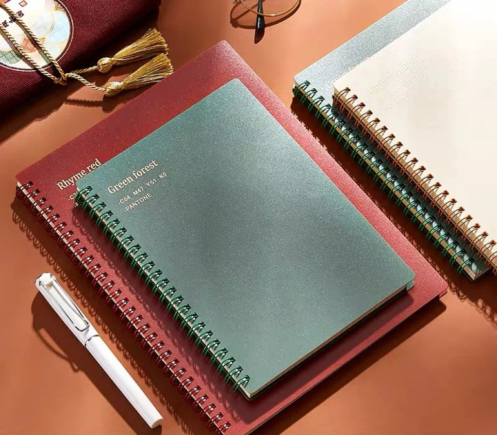 Книга Печать книги Печать A5 Note Book Binder Спиральный ноутбук Высокое качество