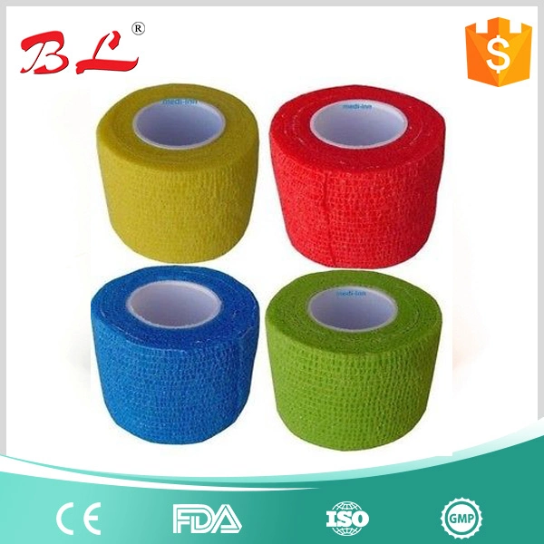 Self-Adhesive Cohesive Wrap Bandage Tape Elastic Non-Woven Bandage