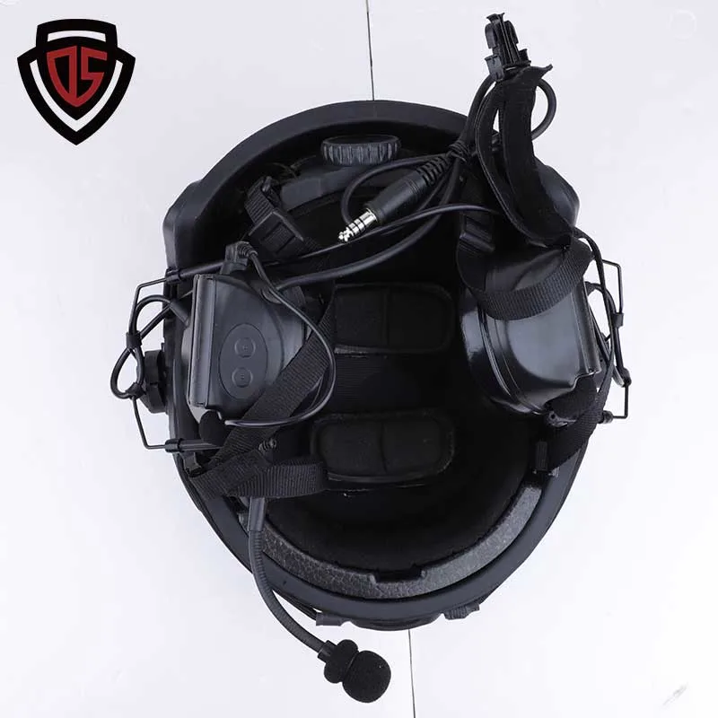 Double Safe Wholesale/Supplier Manufacturer Safety Tactical Bulletproof Level Iiia Fast Army Ballistic Helmet