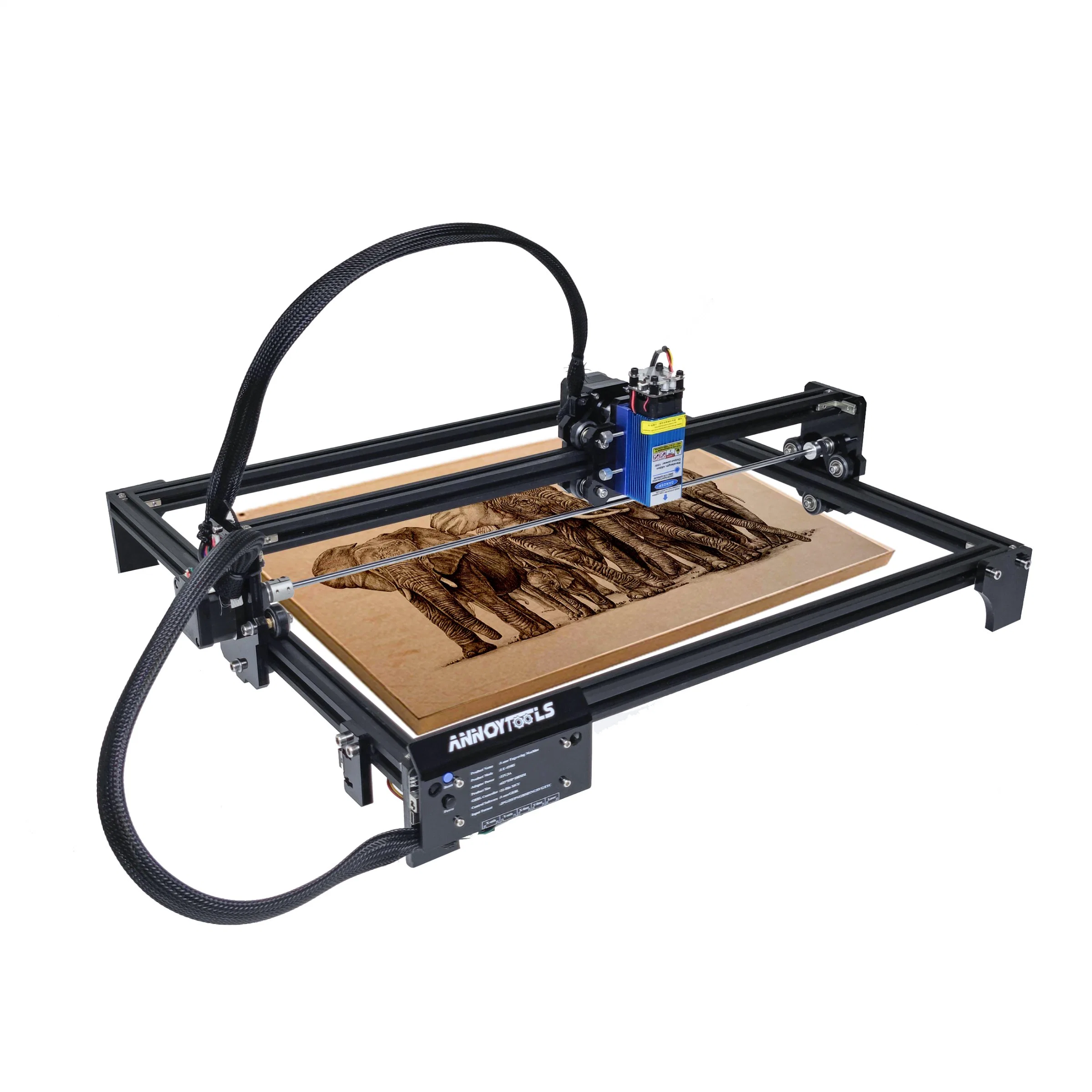 Home CNC 4540 40W potente láser 3D grabado en madera de la máquina con el control de Grbl