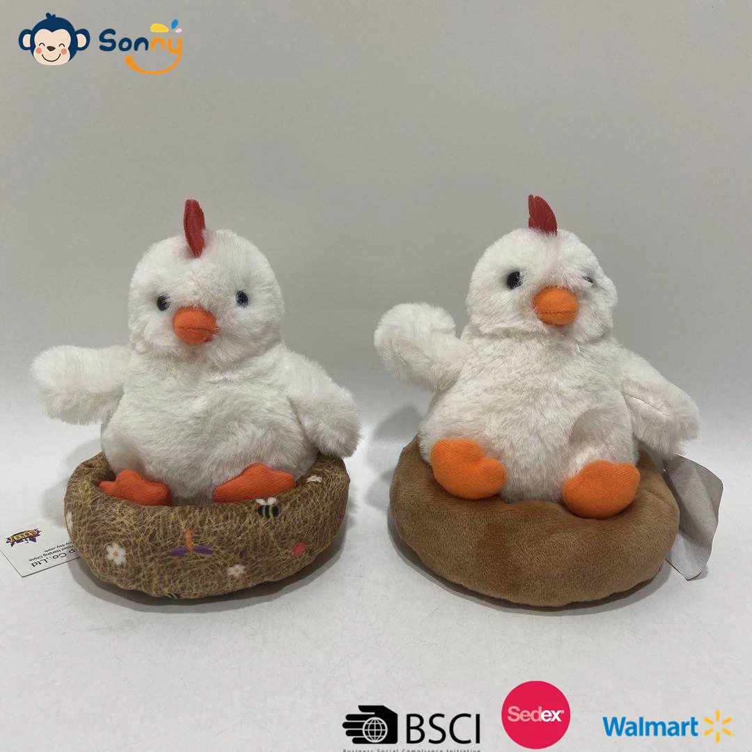 15 cm New Hen-House et Chick W/ aimant un jouet en peluche pour tous les âges pour Family Fun &amp; décoration maison