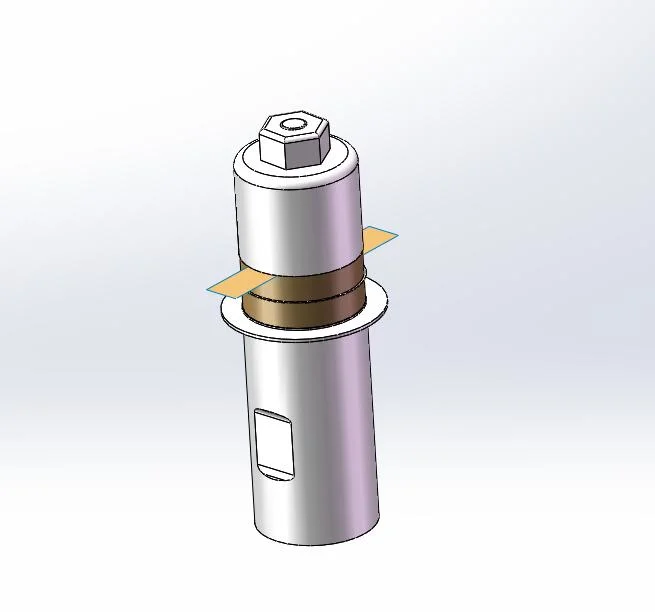 35kHz transductor de soldadura ultrasónica tipo invertido Branson amplitud mayor