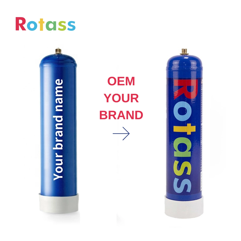 Rotass Nitrous Oxide Gas Cylinder 0.95L N2o Canister 580g 580gram Whipped Cream Charger for Wholesale/Supplier Buyers