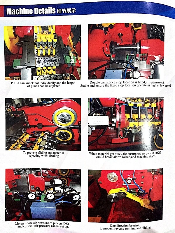 4 Station Bolt Former Machine for 300mm Length Products