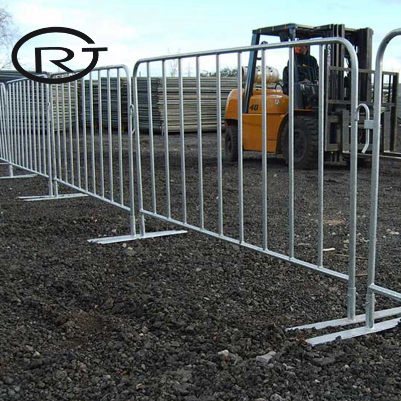 Barreras de acero pintadas: Coloridas barricadas de control de multitudes para Fence