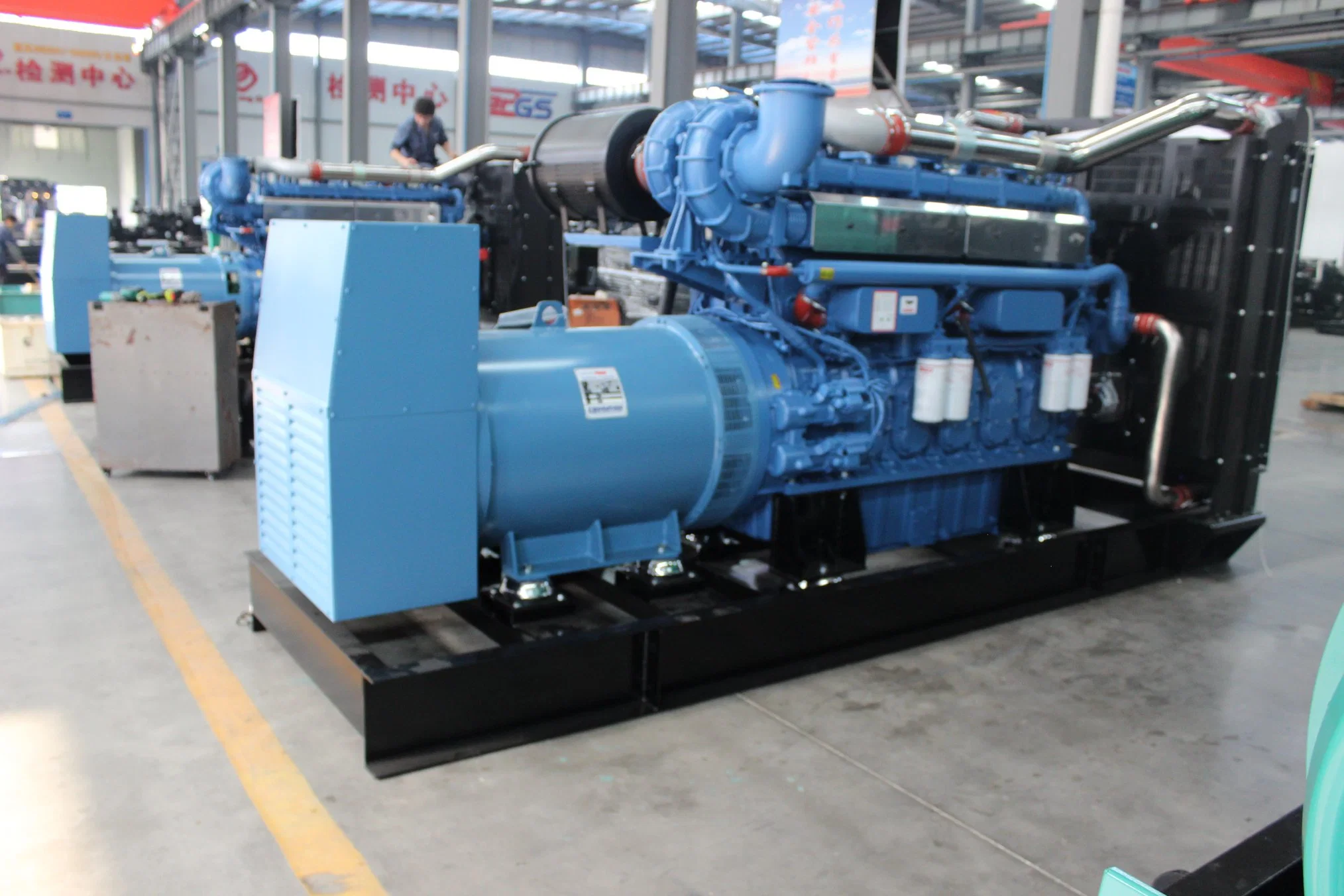 Silent Open Type Yuchai China Soundproof Water Electric Portable Marine Diesel Genset Engine Power Generator