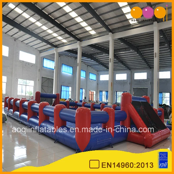 Blue and Red Inflatable Playground Soap Inflatable Football Playground (AQ1806-18)