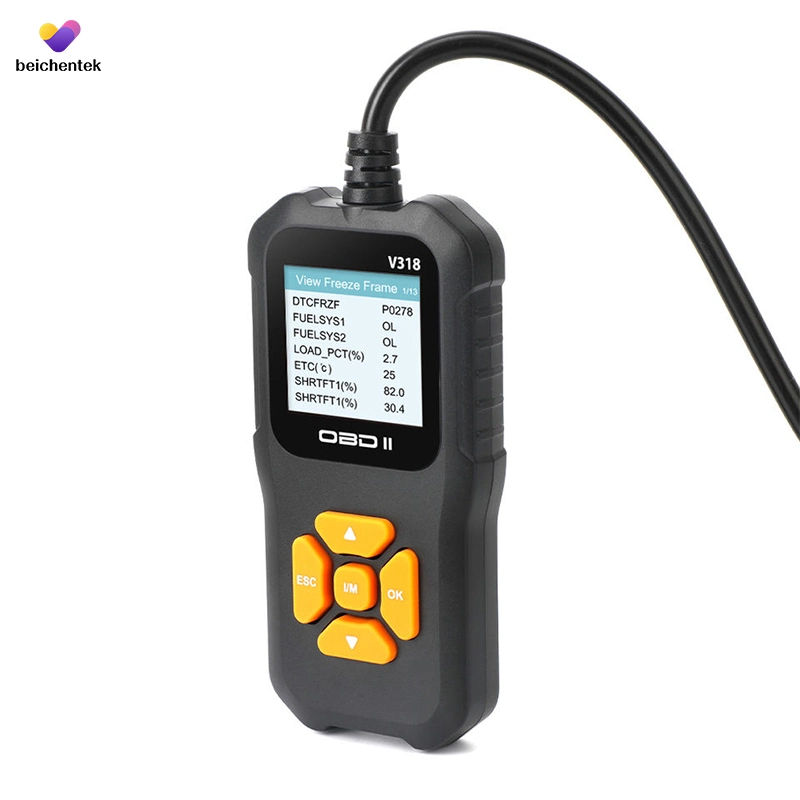 V318 OBD2 Code Reader Scanner Car Tester Diagnostic Tools with color screen