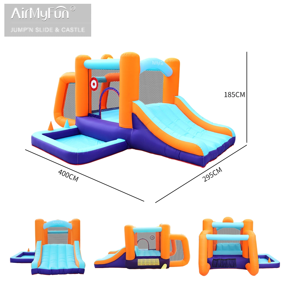 Bounce House Summer Funny brinquedos Children Pneumático Castle Soft Play Cadeira insuflável insuflável