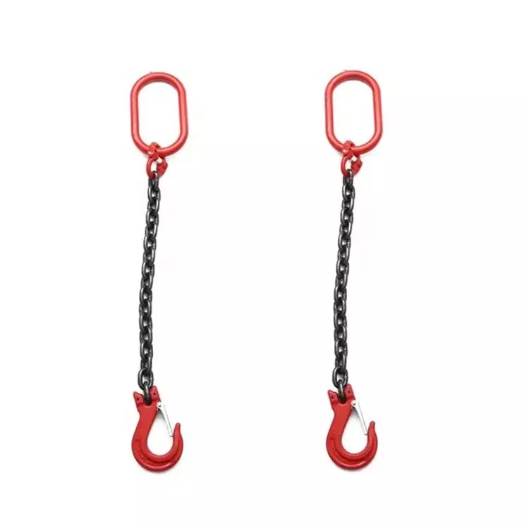 Kingslings Grade 80 Single Leg Chain Sling for Lifting